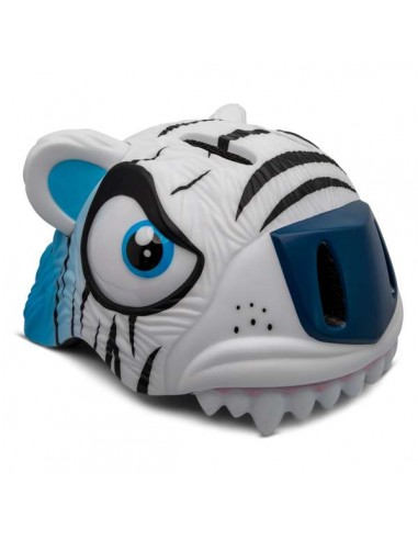 CASCO CRAZY SAFETY TIGRE BLANCO