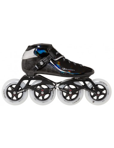 POWERSLIDE DRAGON BLACK 100 PATIN VELOCIDAD