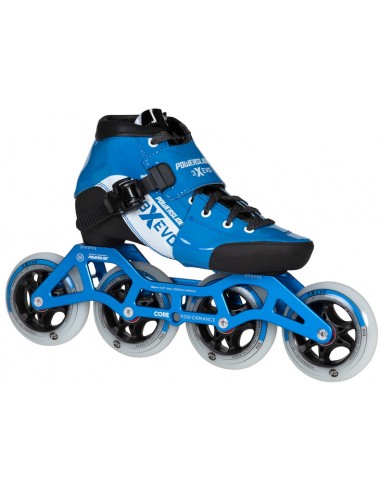 POWERSLIDE 3X ADJ EVO BLUE / WHITE PATIN DE VELOCIDAD