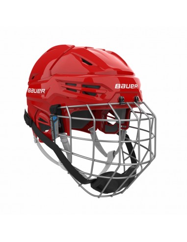 CASCO BAUER RE-AKT 55 COMBO ROJO