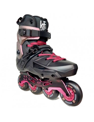 KRF HARKON PATIN FREEESKATE 4x80 BLACK/BURGUNDY