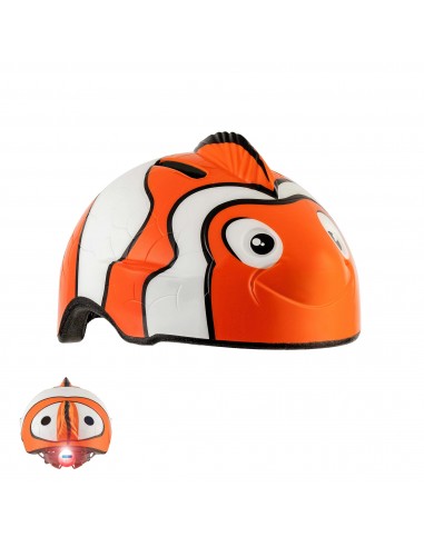 CASCO CRAZY SAFETY PEZ NARANJA