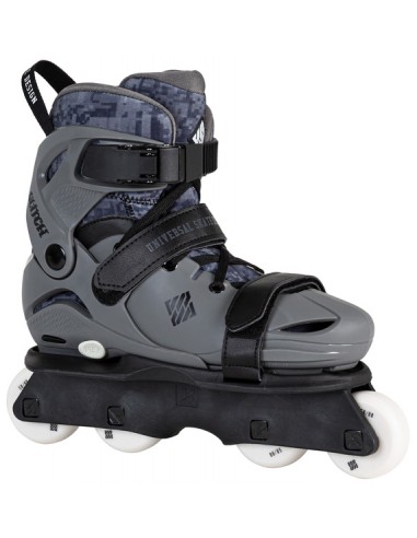 USD PATINES GLITCH GRIS/NEGRO