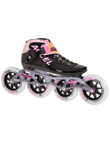 POWERSLIDE PATIN VELOCIDAD ACCEL PINK 110/100